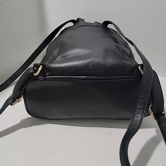 BEBE - Mini Faux Leather Backpack with gold studs - Picture 4 of 9